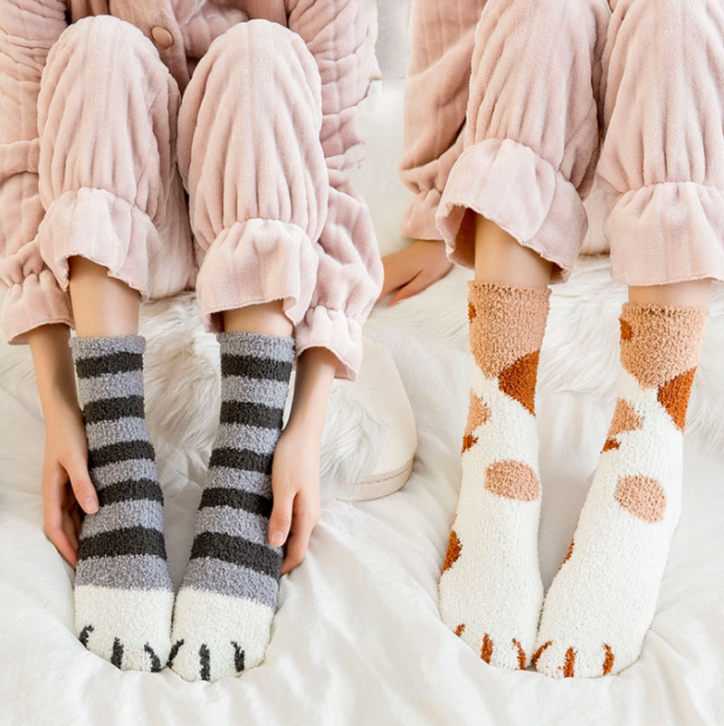 CozySocks™ - Flauschige Katzenkrallen Socken