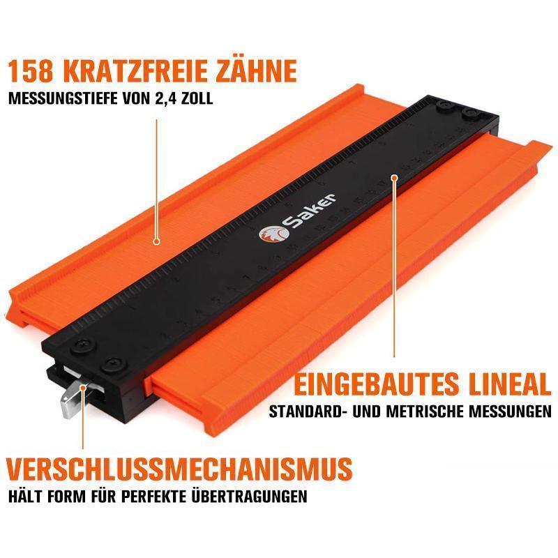 Saker™ Konturenlehre Kontur-Vervielfältigungslehre mit Schloss
