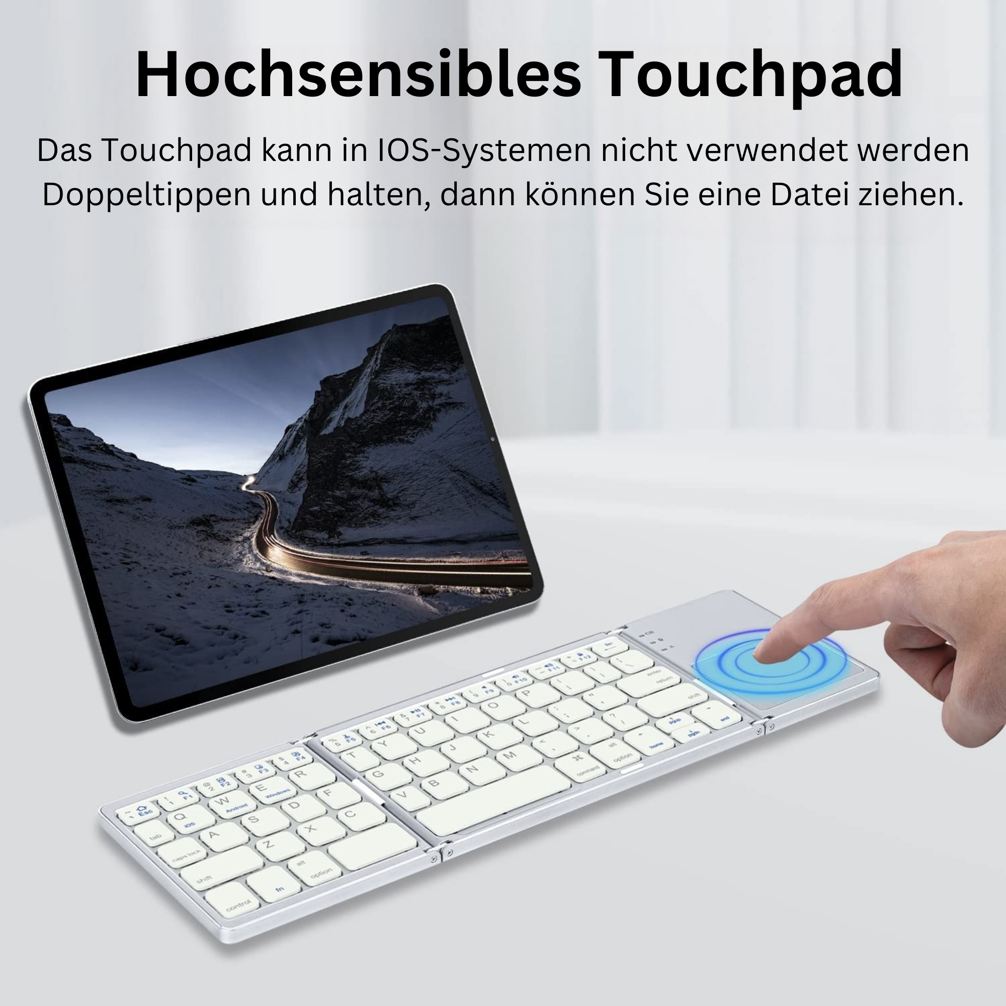 PortaKey™ - Kabellose Faltbare Minitastatur