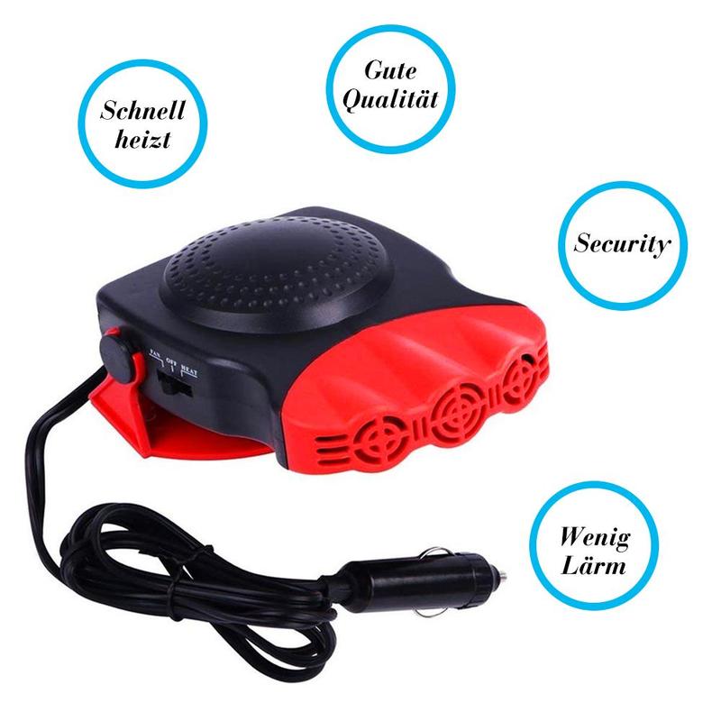 HeaterBuddy™️ - Tragbare 2-in-1-Autoheizung und Windschutzscheibenentfroster
