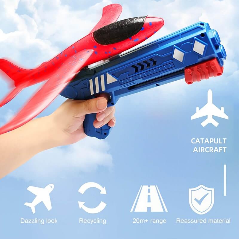 Fun Fly™ Schaumstoff-Flugzeugstarter Katapult