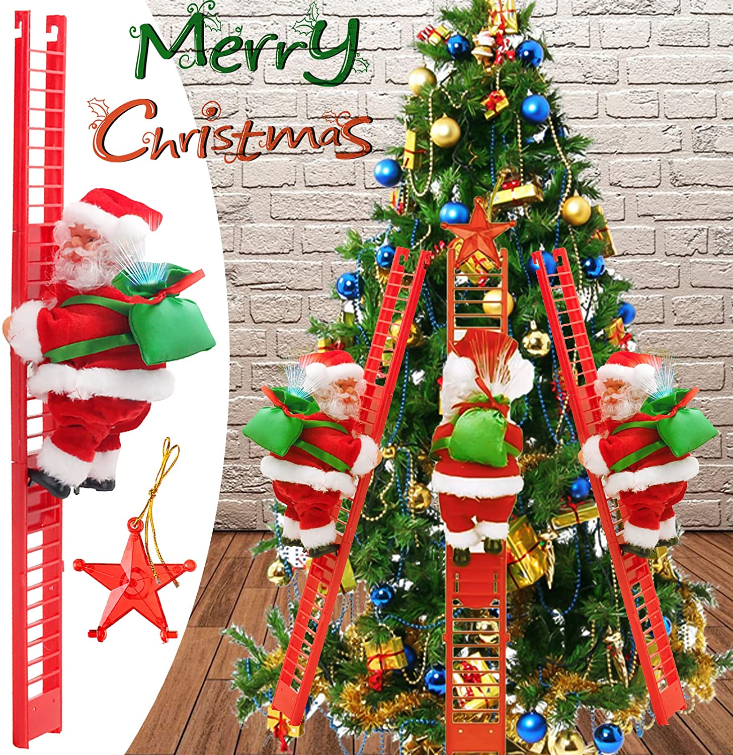 SantaStairs™️ I Kletternder Weihnachtsmann