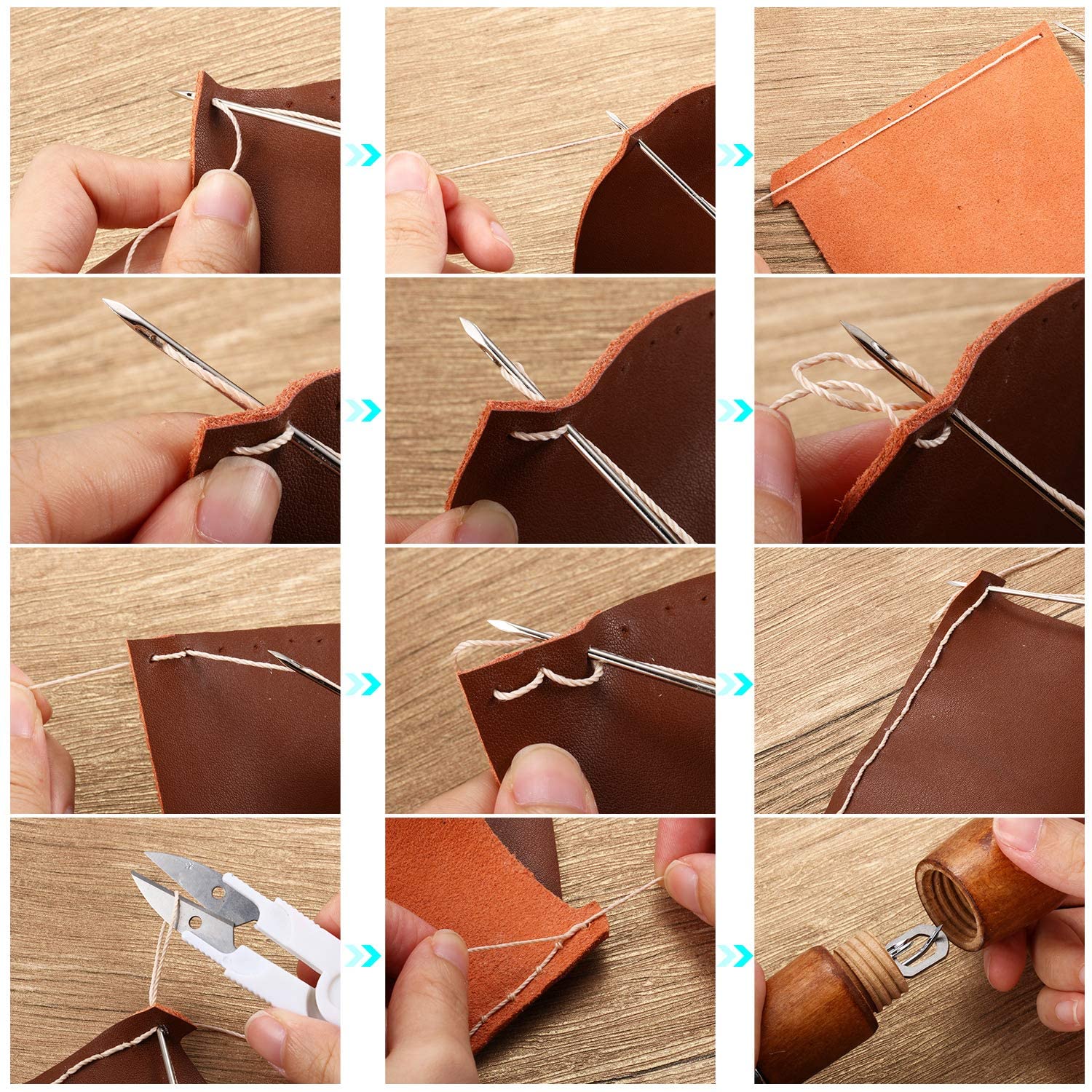 Sew-IT™️ I Leder-Nähpfriemchenset