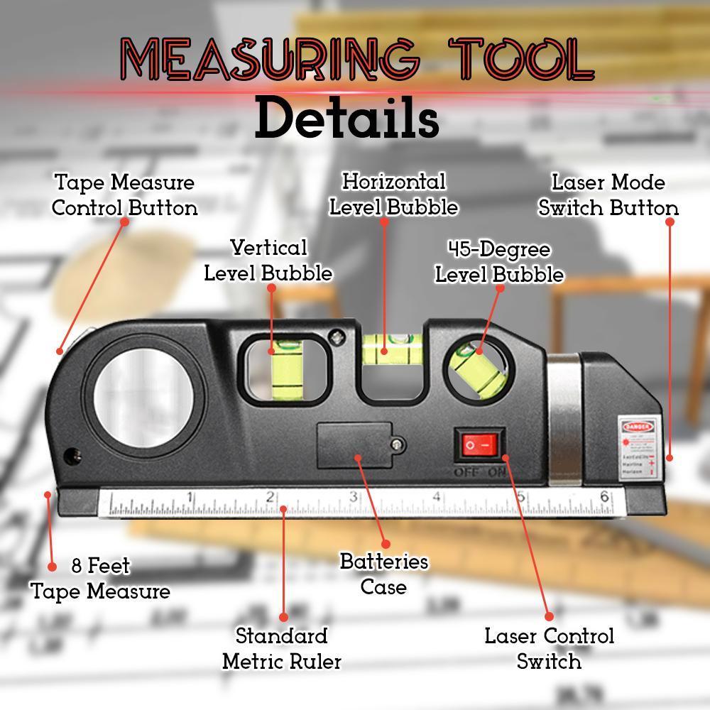 Fixit™ - 4 in 1 Lasermesswerkzeug