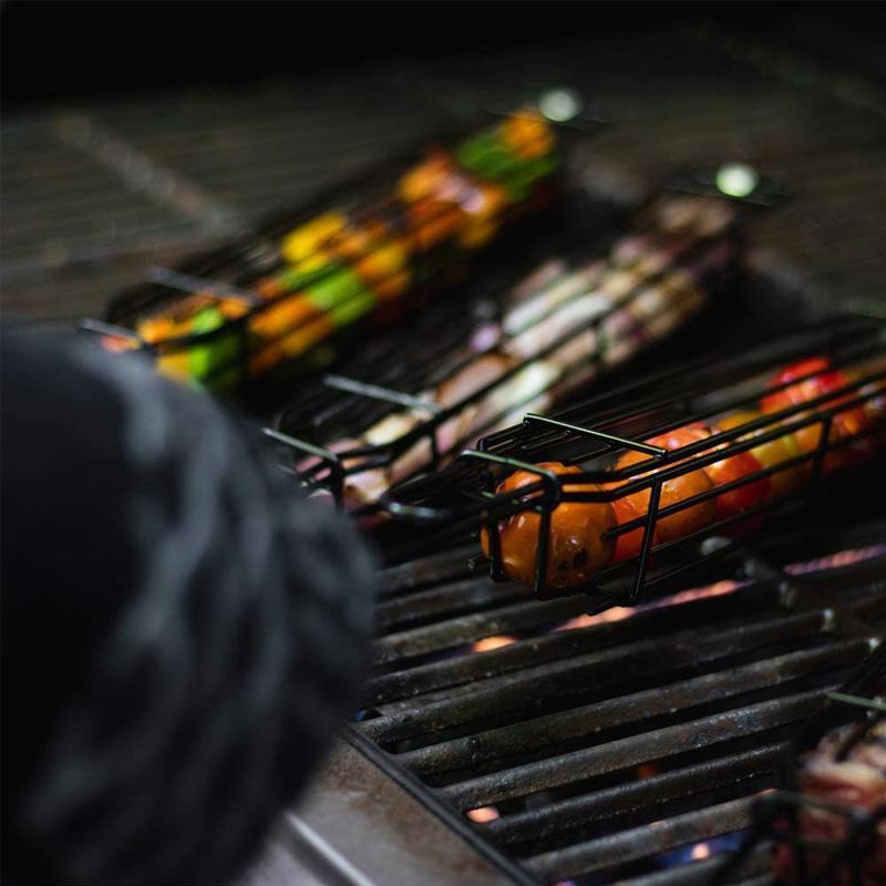 Skew Pro™ Wiederverwendbarer Kabob Grillkorb (1+1 gratis!)