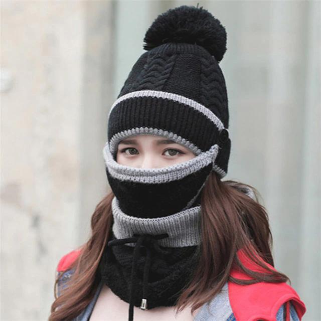 Cozywear™️ I 3 in 1 Winterset (Maske, Mütze, Schal)
