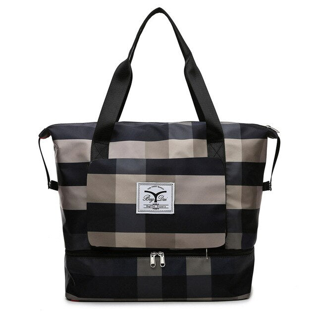 Luxvel Bag™️ I Faltbare gestreifte Reisetaschen