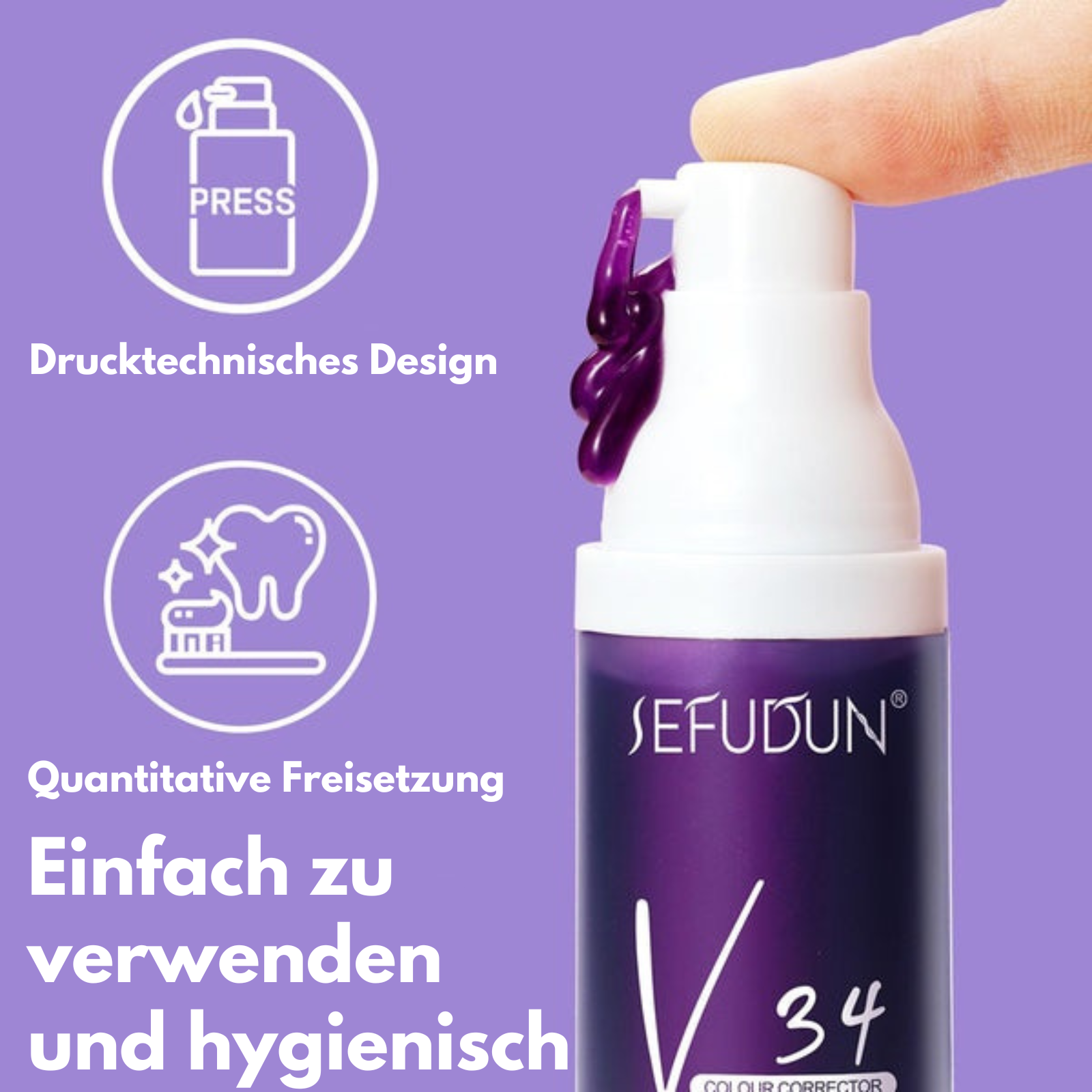 Sefudun® - Farbkorrigierende Zahnpasta (1+1 GRATIS)