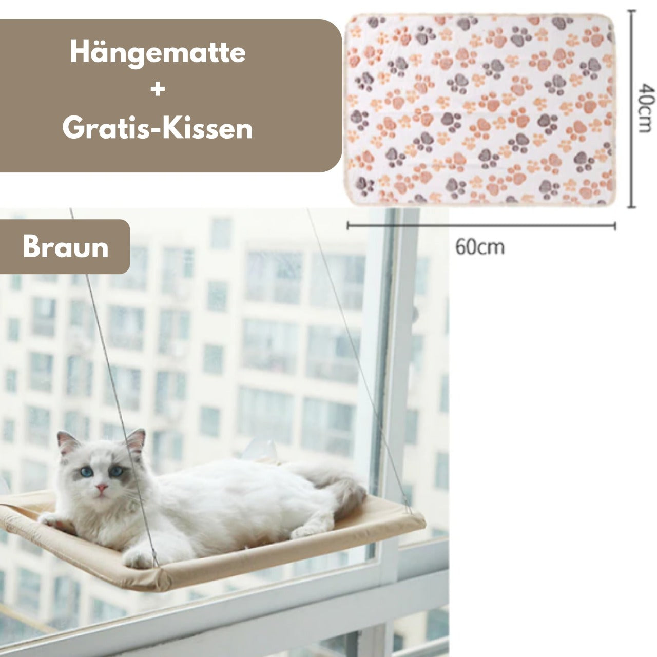 CatSwing™ Katzen-Hängematte
