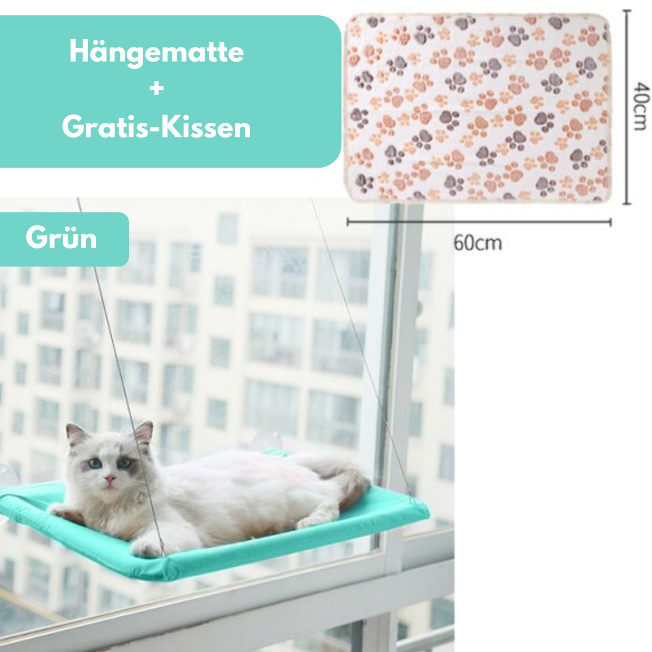 CatSwing™ Katzen-Hängematte
