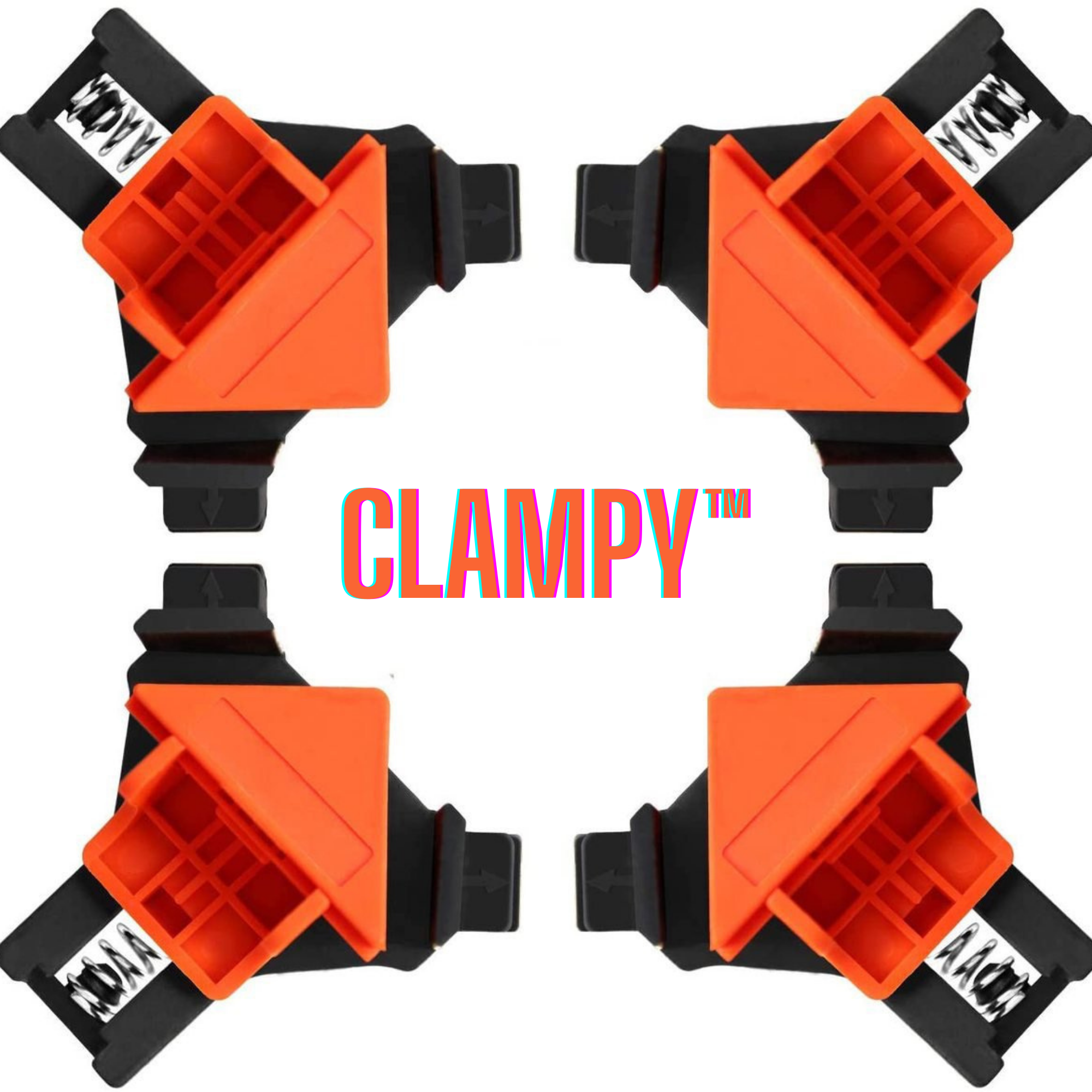 Clampy™ - 4 teiliges Eckklemmen Set (8 Klemmköpfe GRATIS)