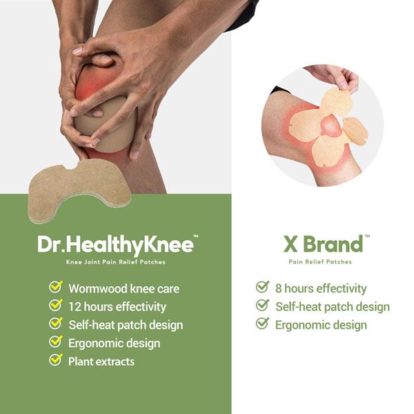Dr. HealthyPatch™ Kniegelenk Linderungspflaster (6+6 gratis!)