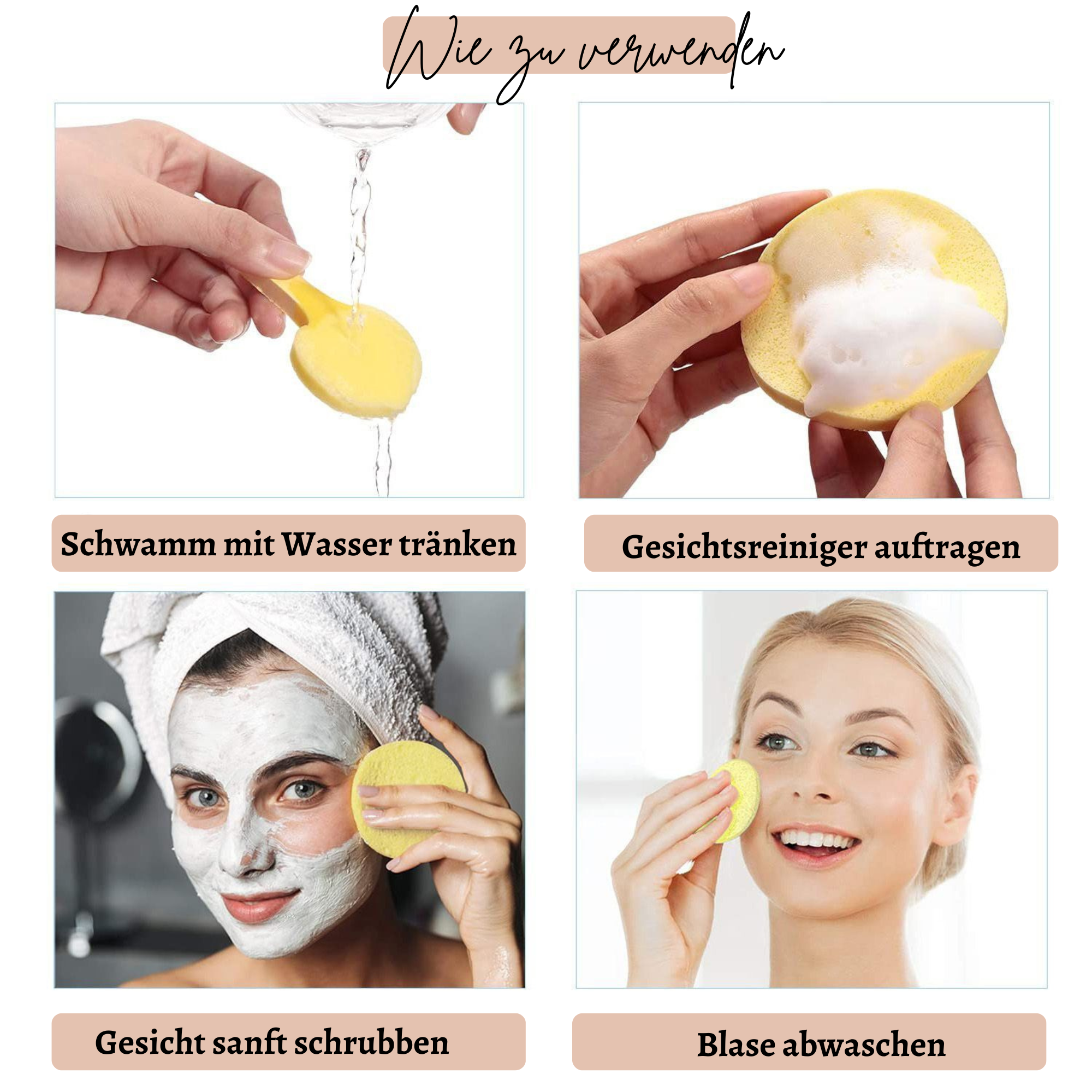 Compresso™️ I Komprimierter Gesichtsschwamm (1+1 GRATIS)
