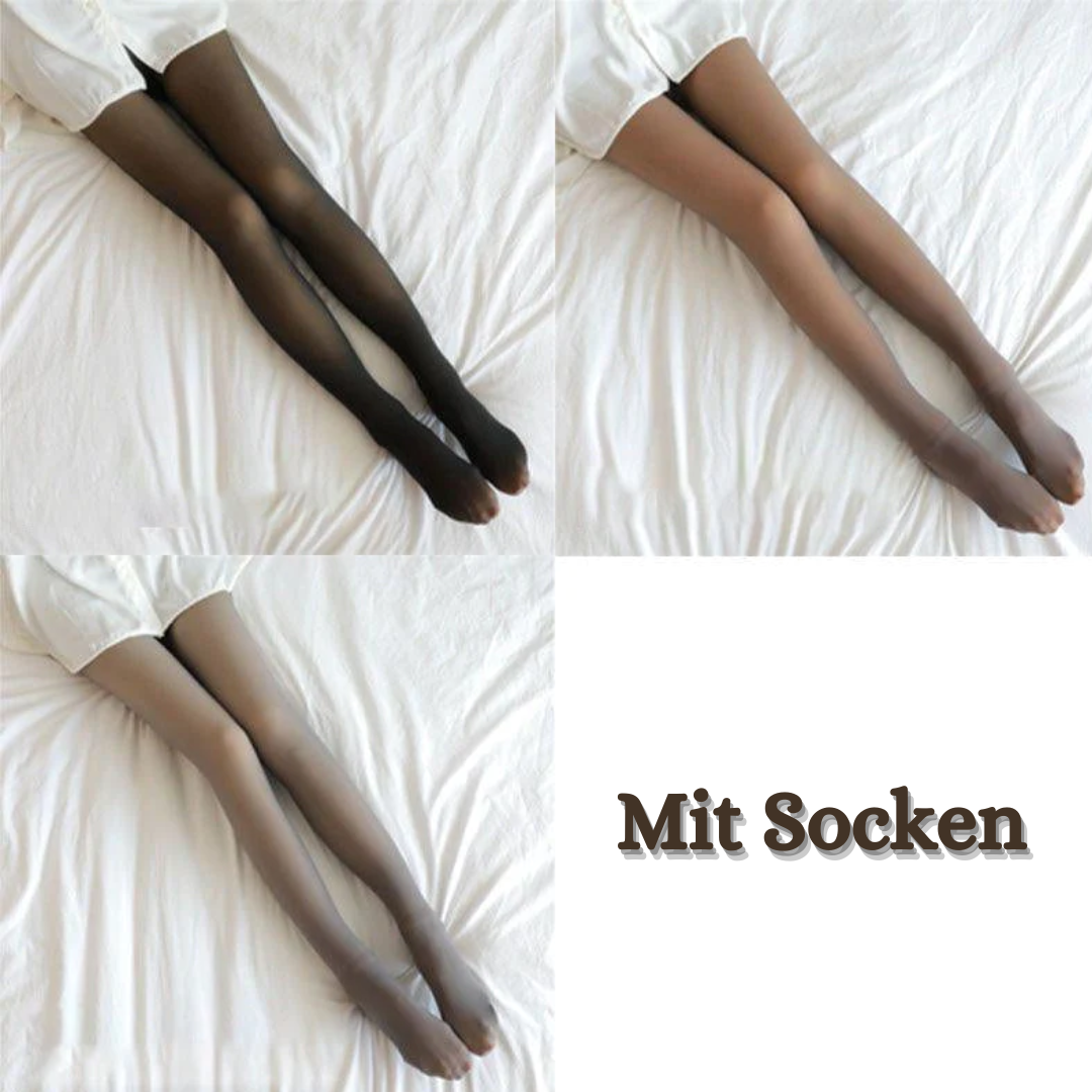 CozyTights™ Winterliche warme Fleece-Strumpfhosen