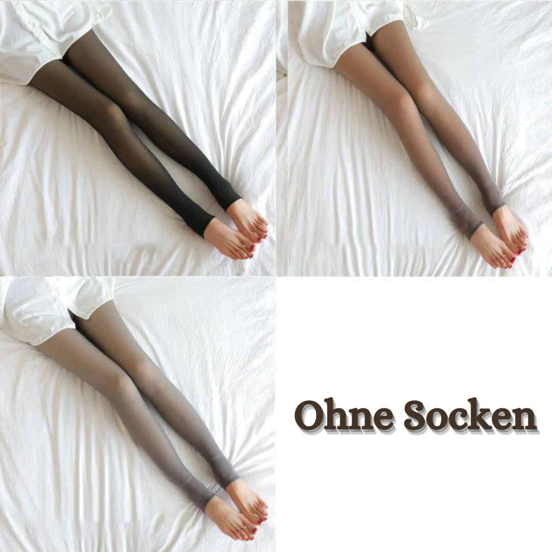 CozyTights™ Winterliche warme Fleece-Strumpfhosen