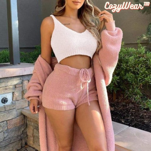 CozyWear™ - 3 in 1 Set aus kuscheligem Strick