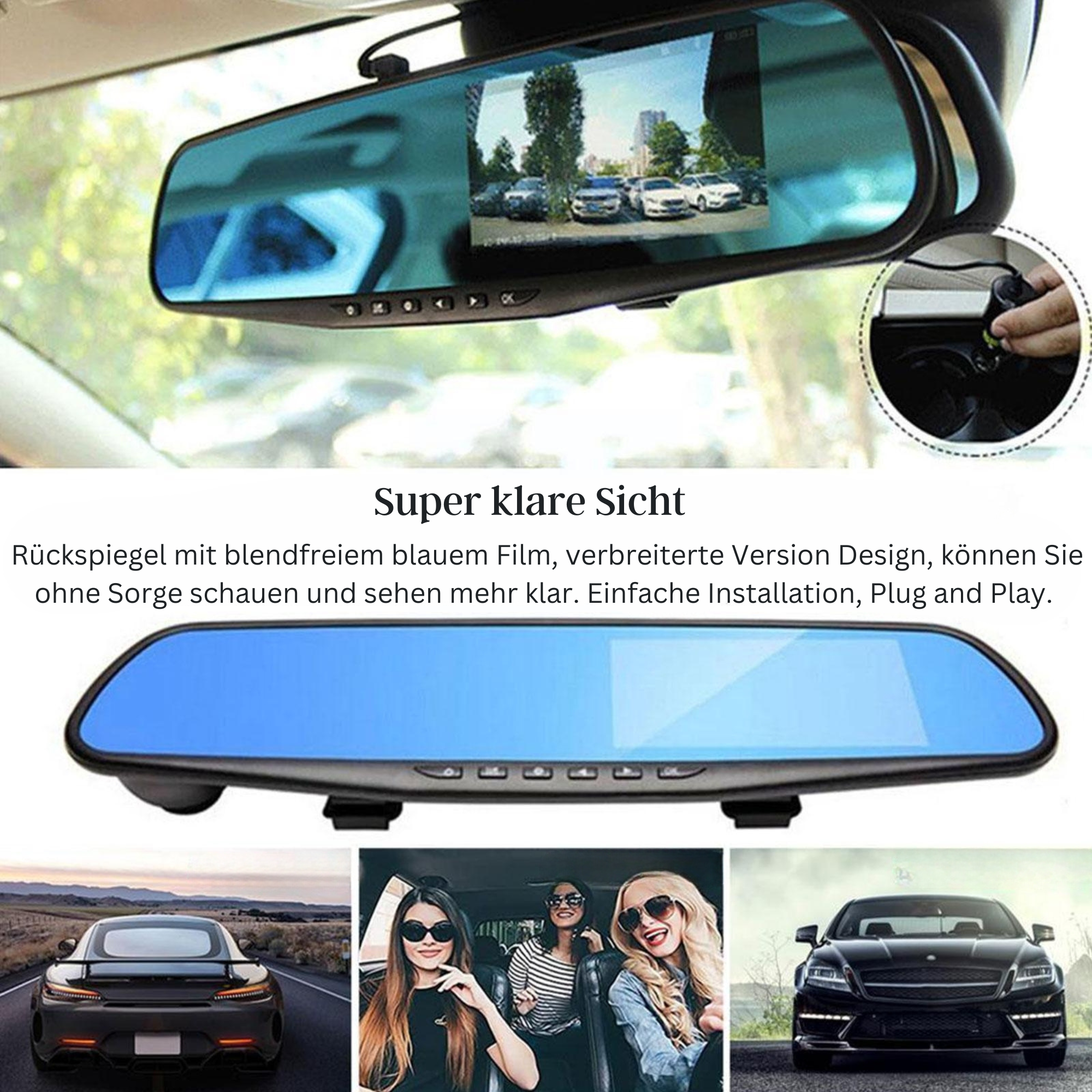 Dashtec™ I 1080P Full HD Video Auto Rekorder