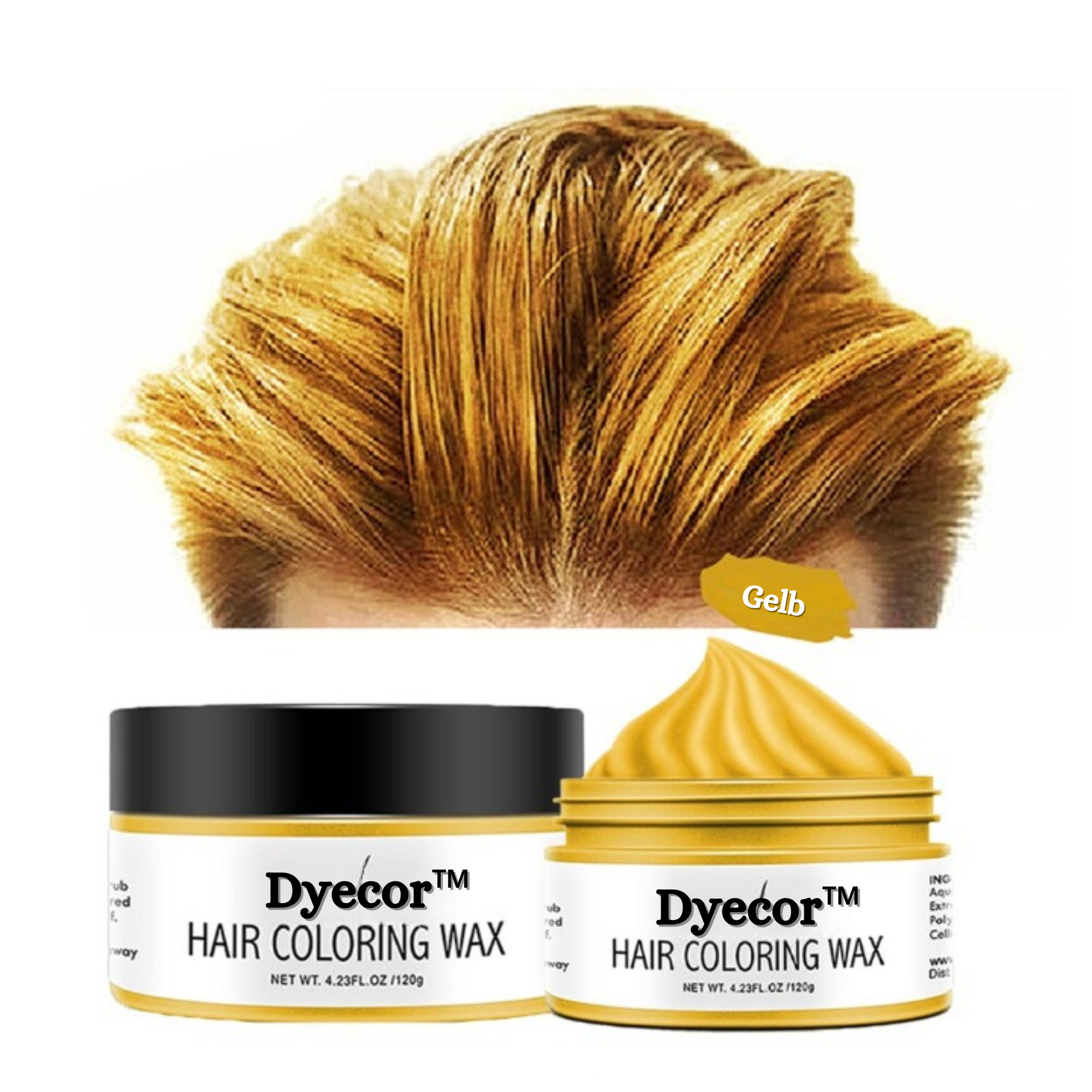 Dyecor™️ I Temporäre Haarfarbe Wachs
