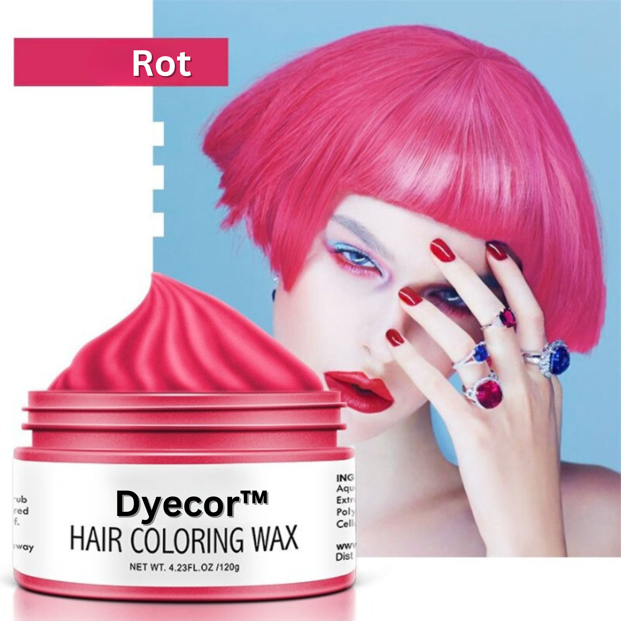 Dyecor™️ I Temporäre Haarfarbe Wachs