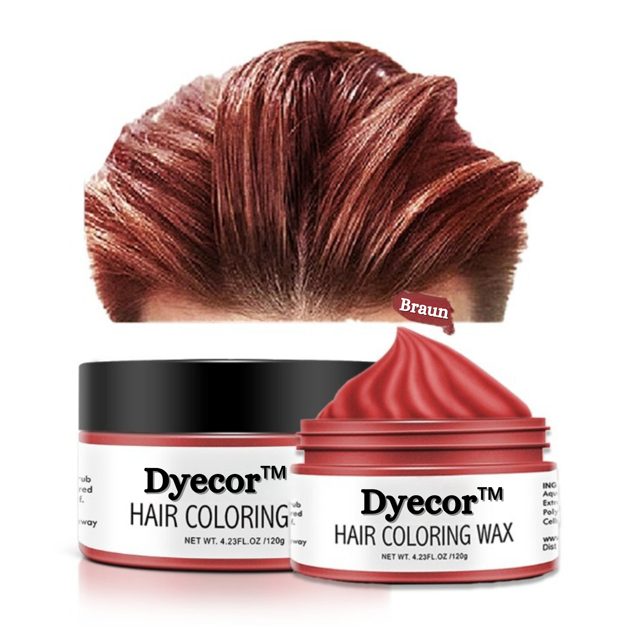 Dyecor™️ I Temporäre Haarfarbe Wachs