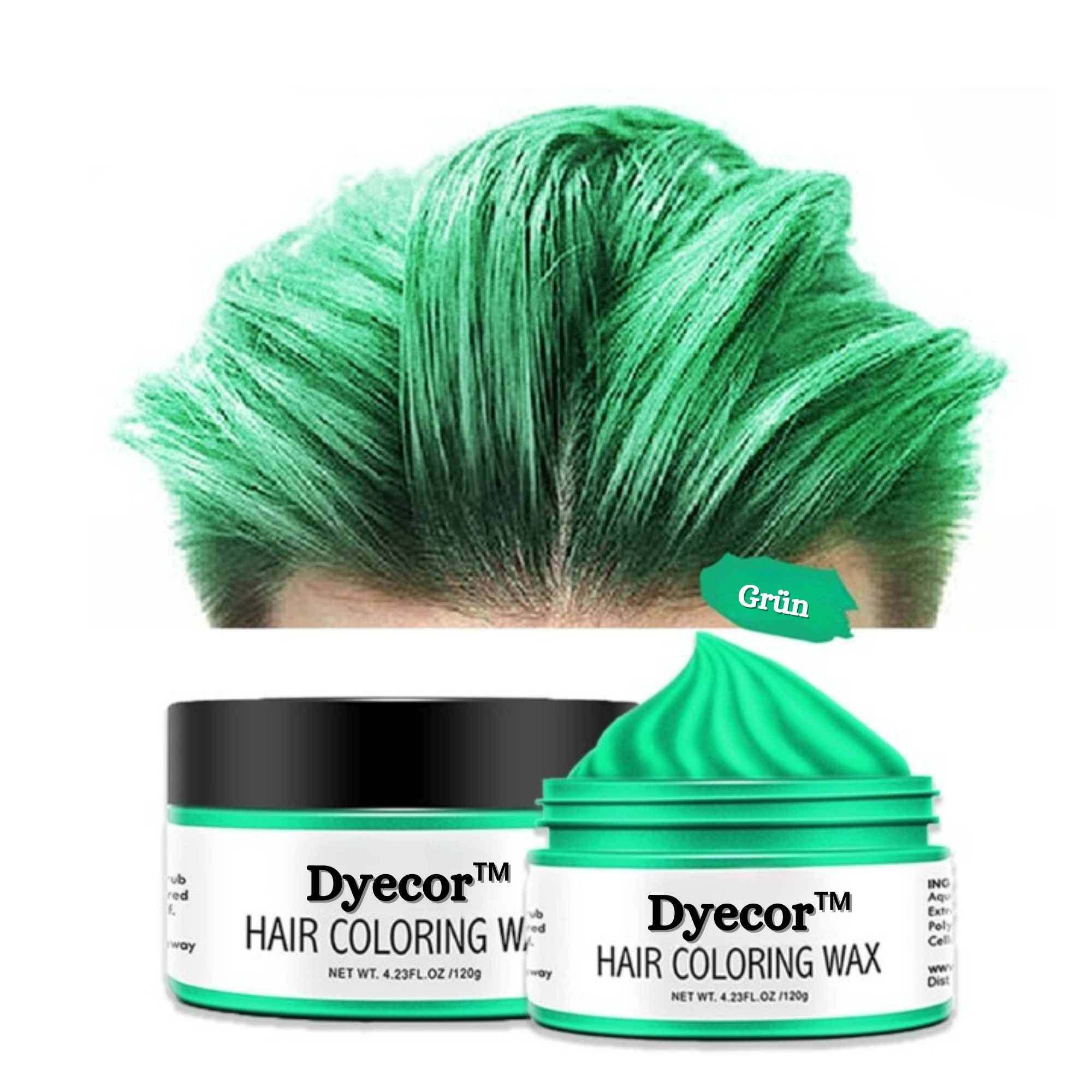 Dyecor™️ I Temporäre Haarfarbe Wachs