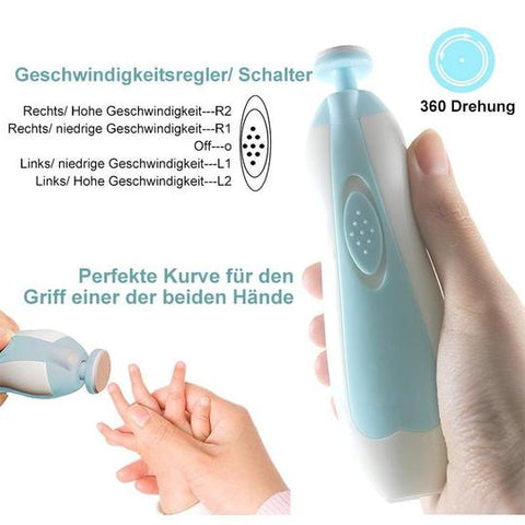 KidoKare™ - Elektrischer Nagelschneider für Babys
