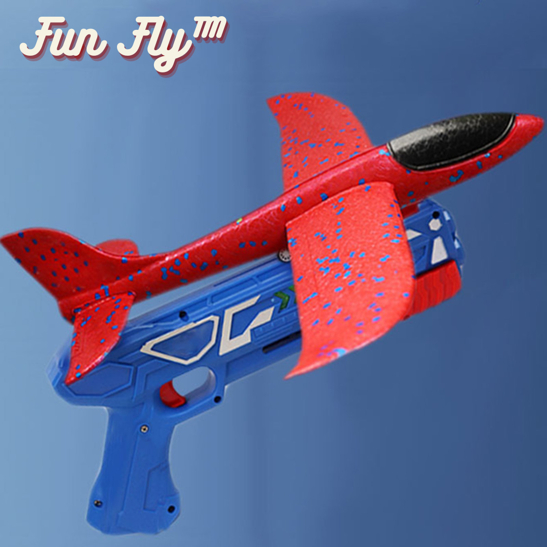 Fun Fly™ Schaumstoff-Flugzeugstarter Katapult