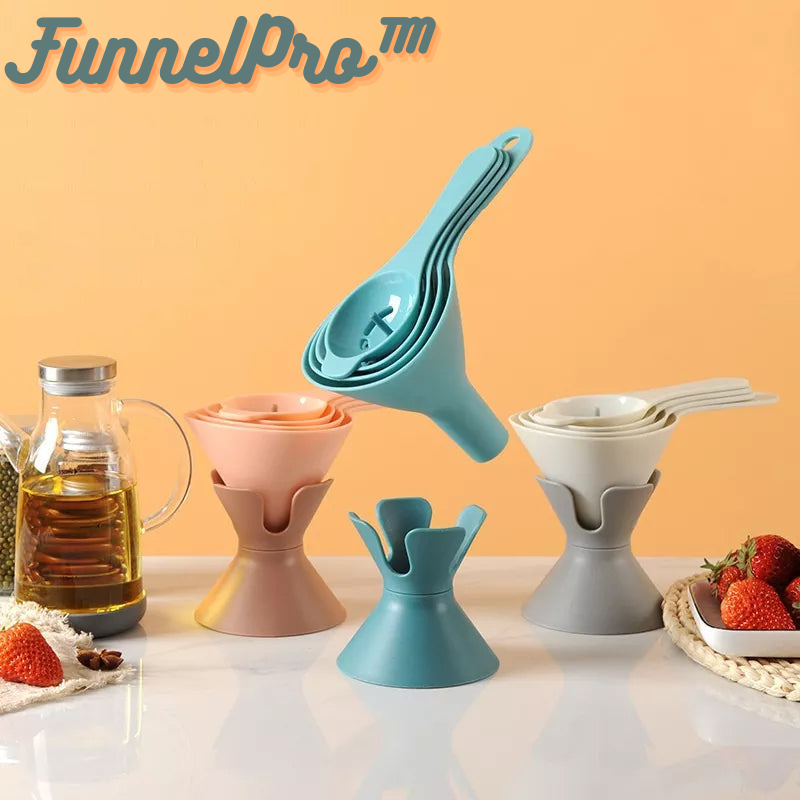 FunnelPro™ - 6 in 1 Multifunktionales Trichterset