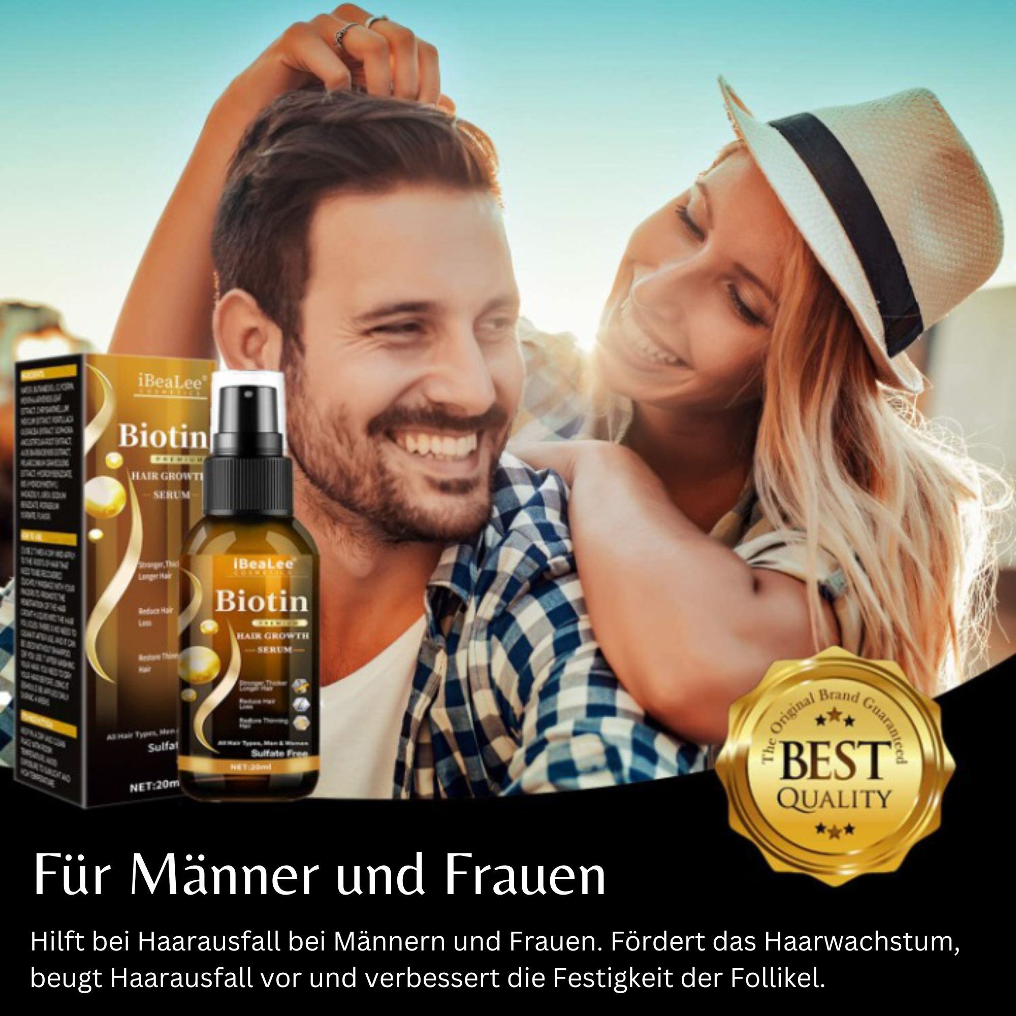 iBeaLee® I Haarwuchsöl (1+1 GRATIS)