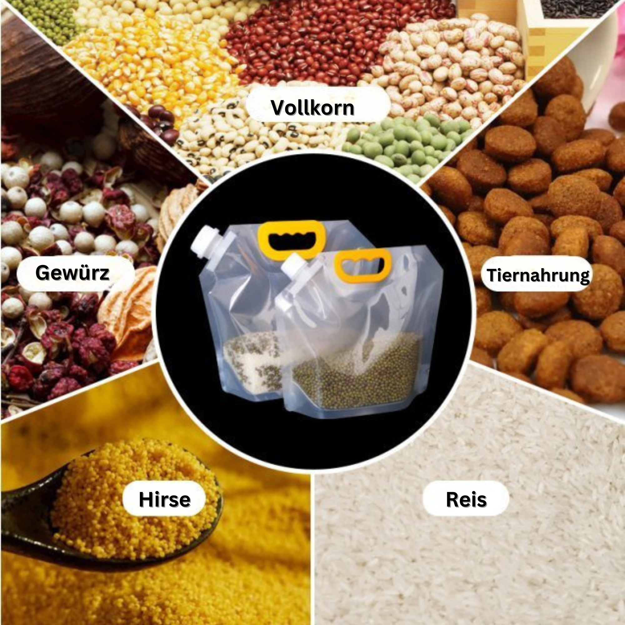 Grano Bag™️ I Küche versiegelte Tasche (Satz von 5)
