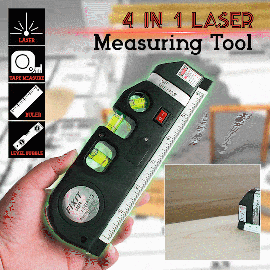 Fixit™ - 4 in 1 Lasermesswerkzeug