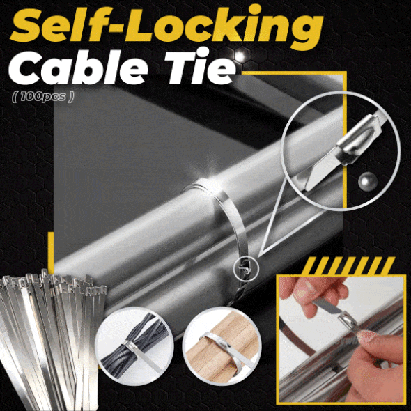 MaxTie™ - Kabelbinder aus Edelstahl (50+50 GRATIS)