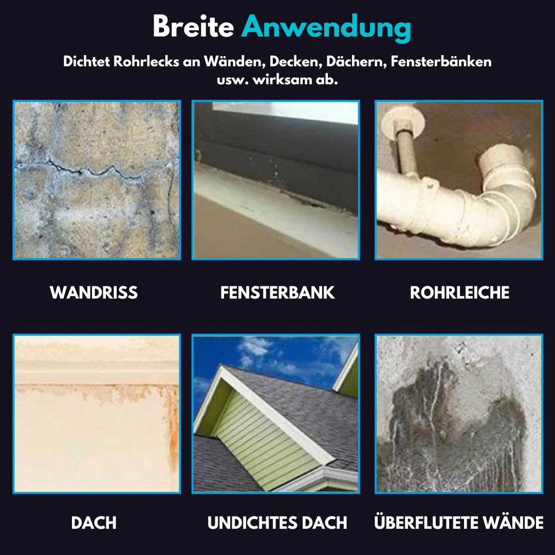 LeakProof™ - Transparentes wasserdichtes Mittel