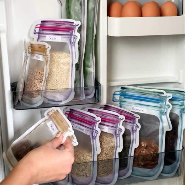 MyZip Bags™ - Jar Wiederverwendbare Tasche Satz