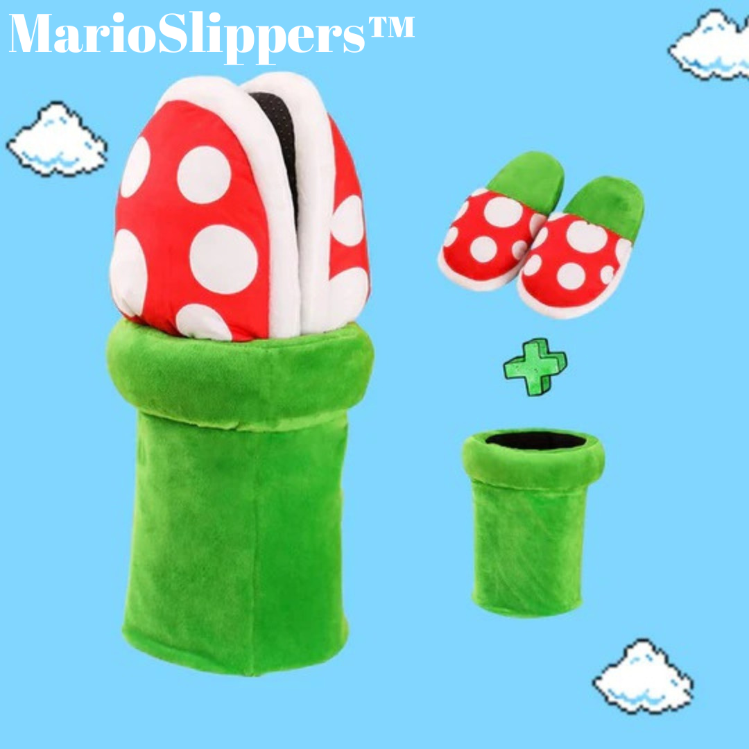 MarioSlippers™️ Bequeme Piranha-Pflanzen-Pantoffeln