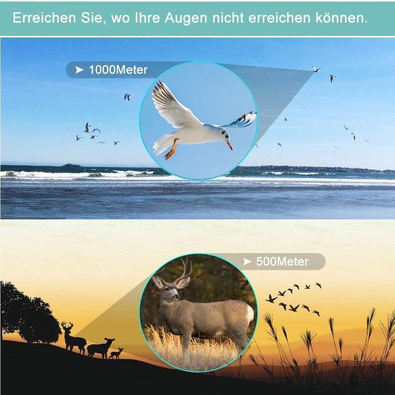 Bequee Monocular Telescope™ 12x50 High Power wasserdichtes Fogproo