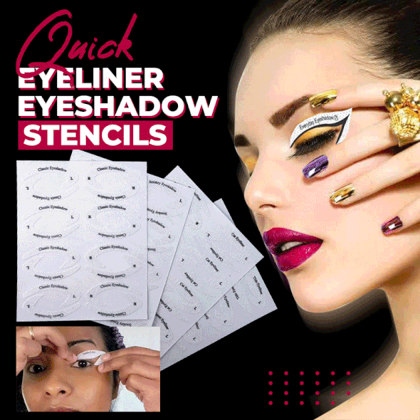 EyeDraw™️ I Quick Eyeliner Lidschattenschablonen (2+2 GRATIS)