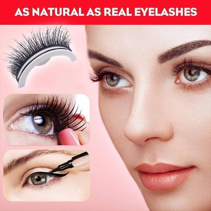 Lashie™ Wiederverwendbare selbstklebende Wimpern (1+1 gratis!)