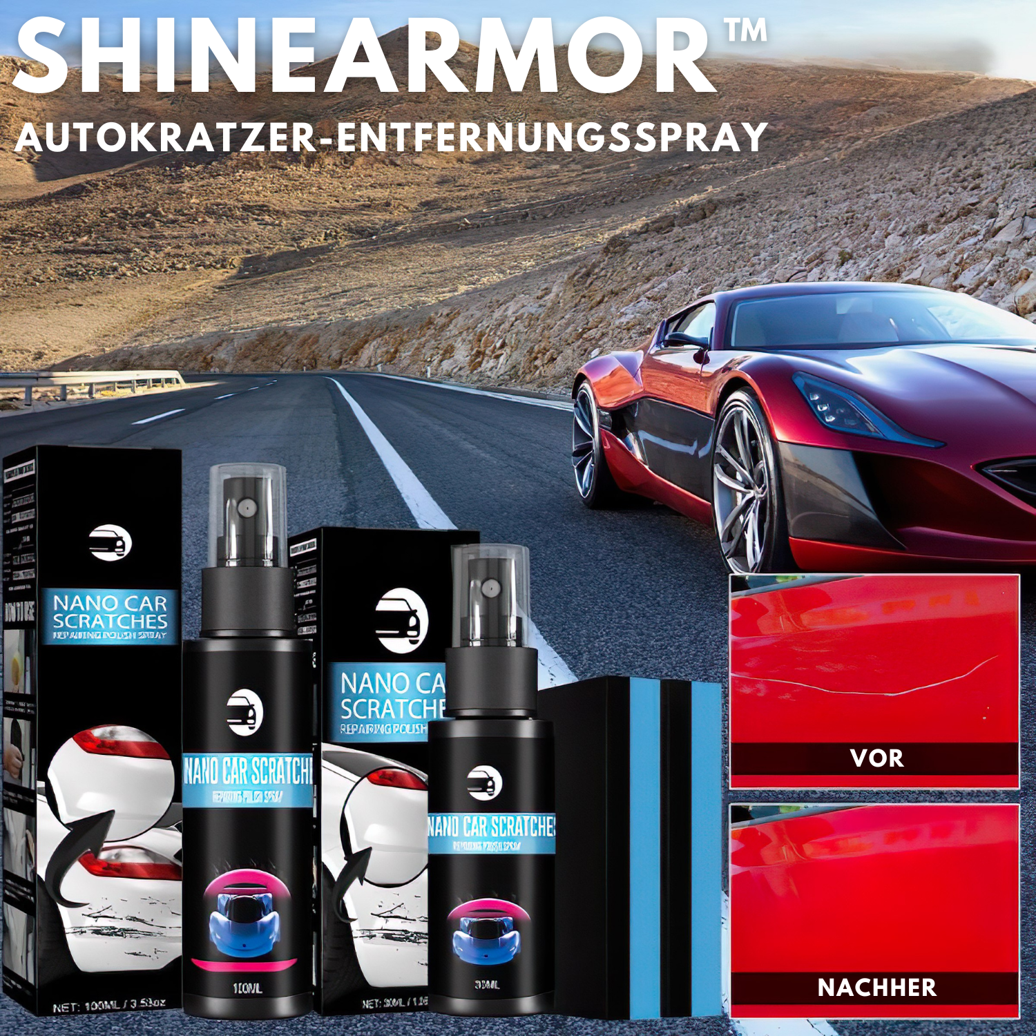 ShineArmor™ - Autokratzer-Entfernungsspray
