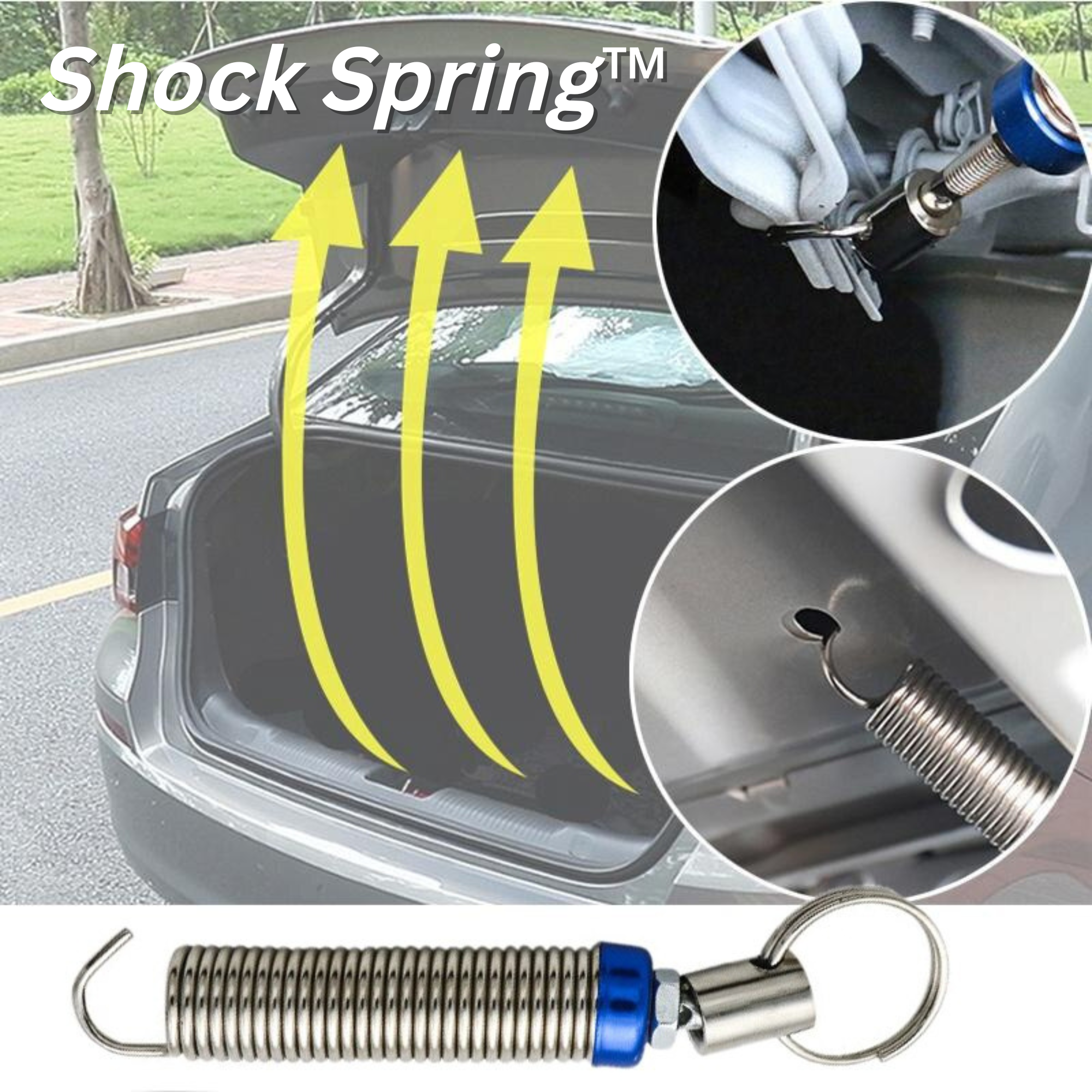 Shock Spring™️ I Feder zum Anheben des Kofferraumdeckels (1+1 GRATIS)