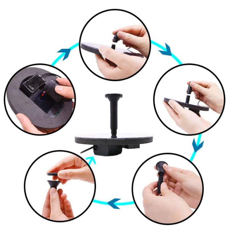 FlowFountain™ | Solarbetriebener Springbrunnen