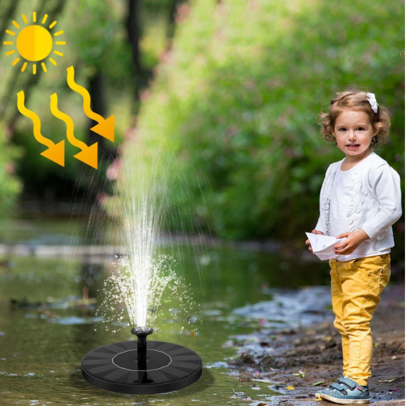 FlowFountain™ | Solarbetriebener Springbrunnen