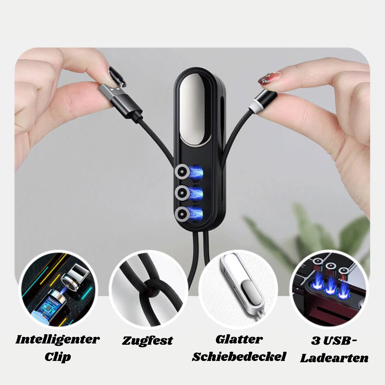 ChargePro™ 3 in 1 starkes magnetisches Ladegerät