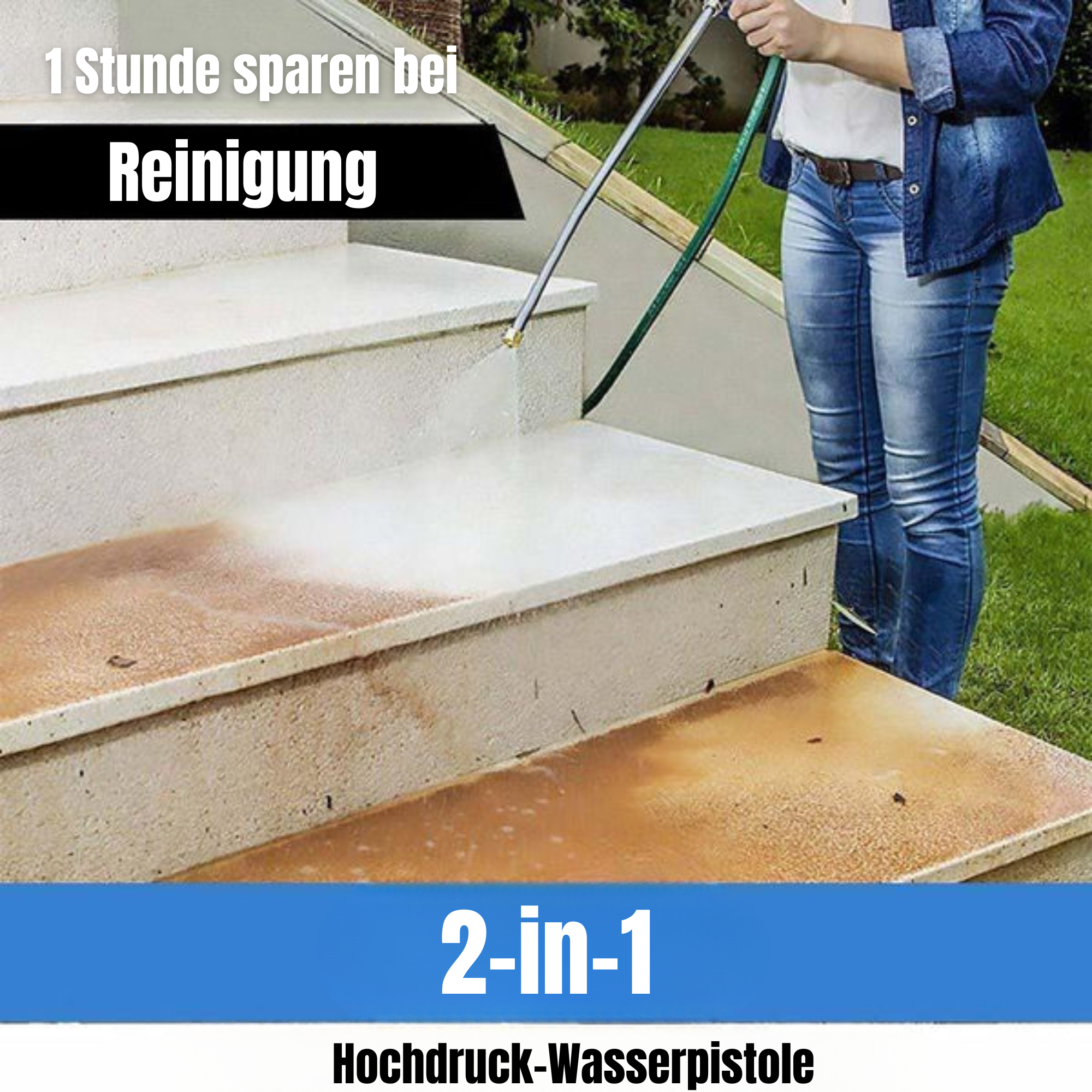HydroGun™️ I 2 in 1 Hochdruck-Wasserpistole