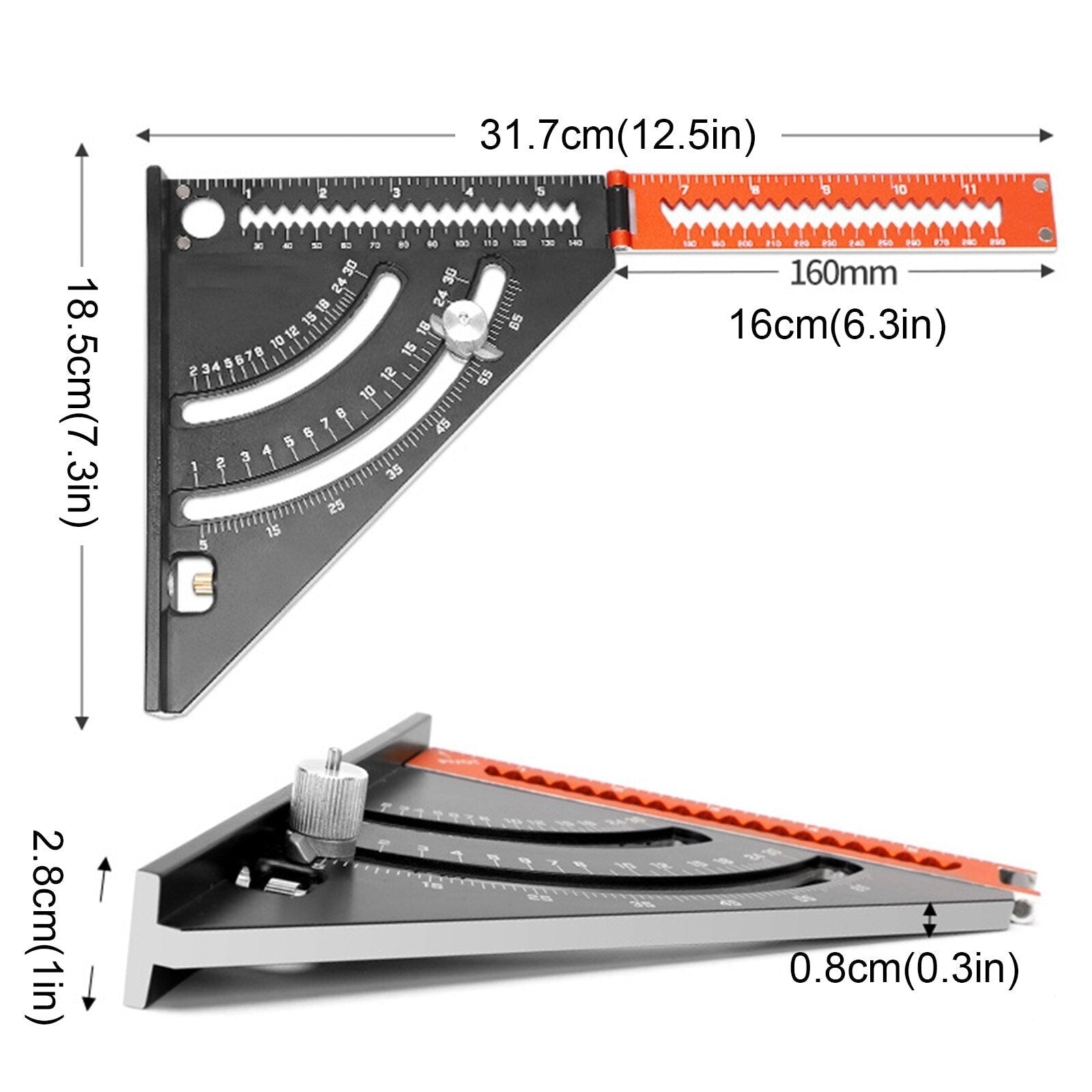 Goniometer™ Dreieck Quadrat Lineal