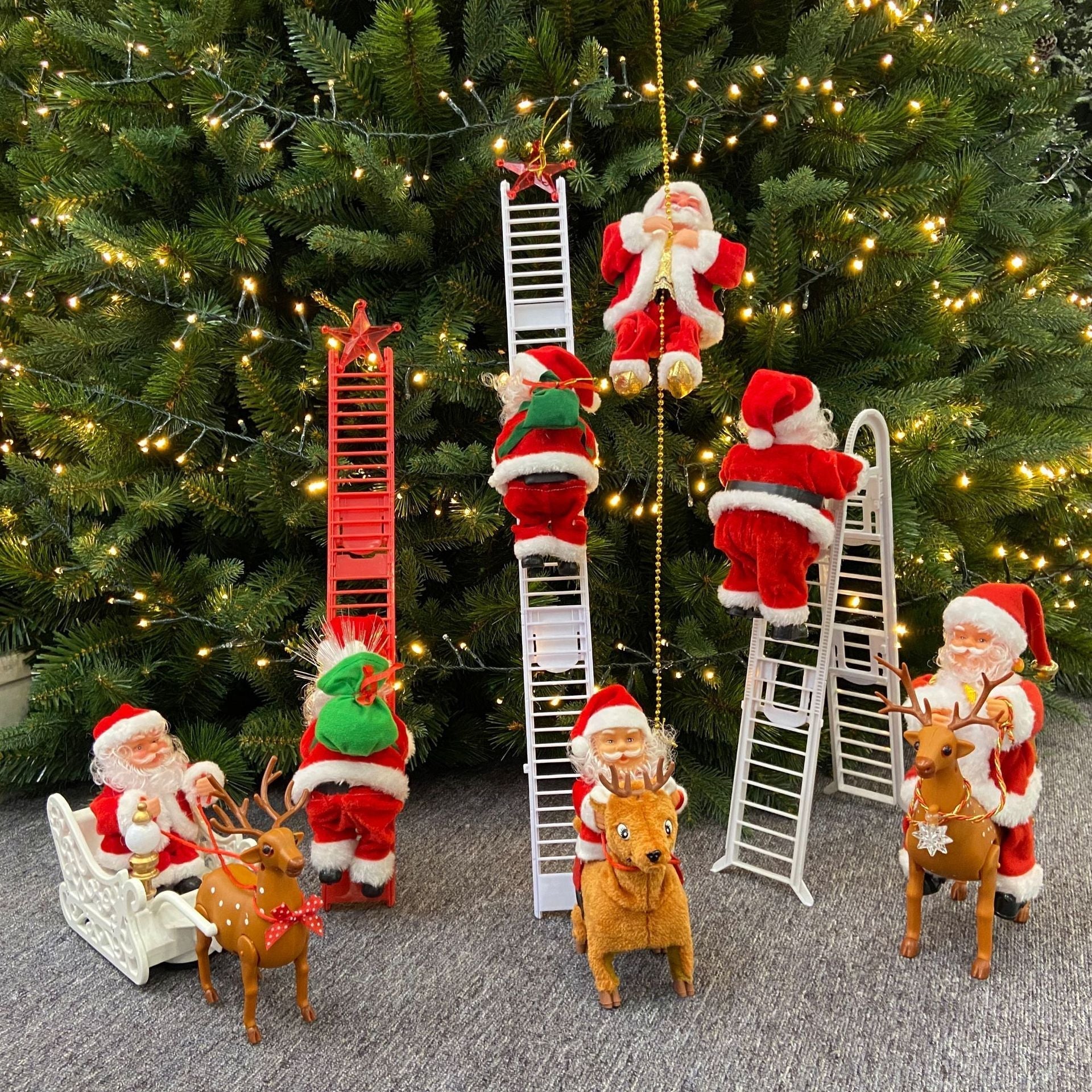 SantaStairs™️ I Kletternder Weihnachtsmann