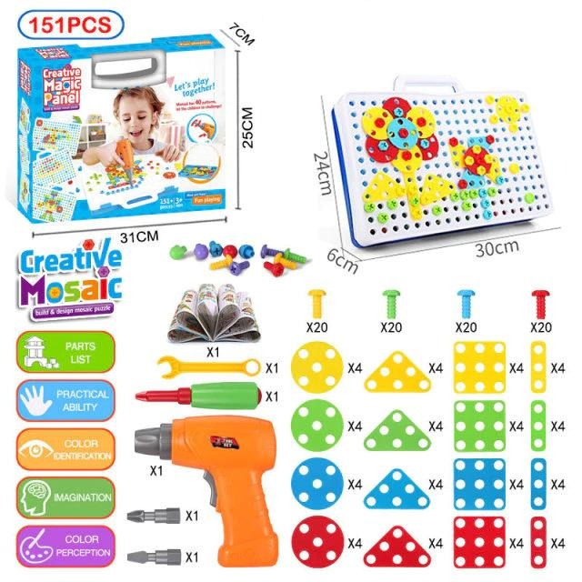 PuzzleBuilder™️ I Heimwerker Baukasten für Kinder