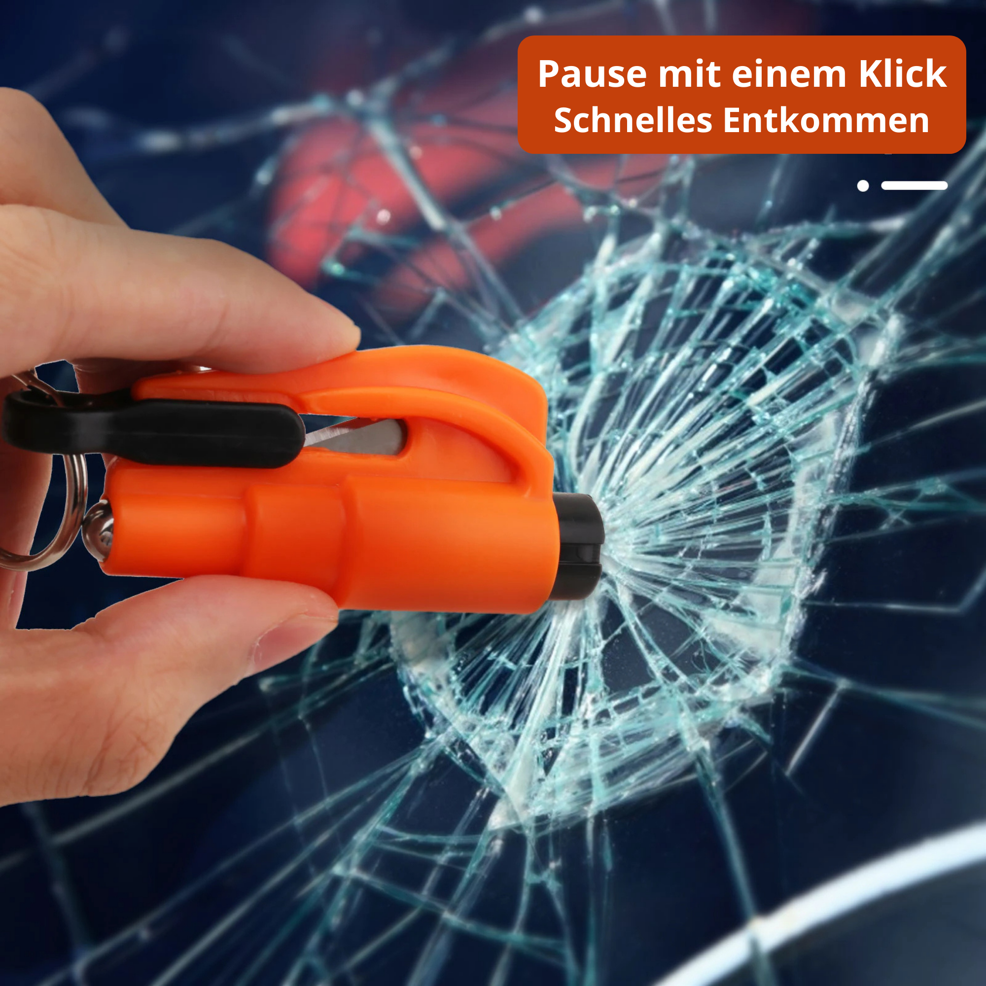 Resqme™️ I 2 in 1 Notfall-Schlüsselanhänger-Breaker (1+1 GRATIS)