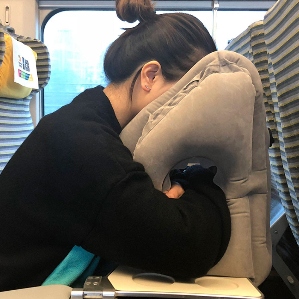 ComfyPillow™ - Aufblasbares Reisekopfkissen