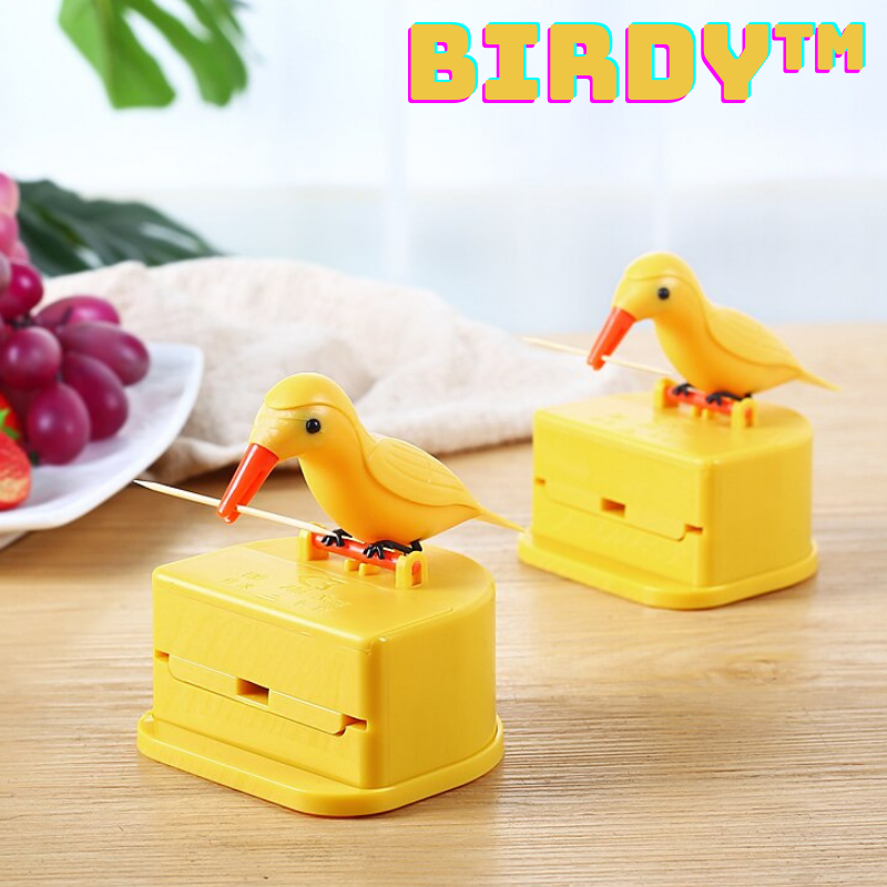 Birdy™ - Vogel Zahnstocher Spender (1+1 GRATIS)